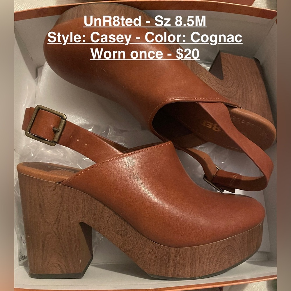 Brand/UnR8ted 
Woman’s Sz 8.5M (USA) 
Worn once -  $20